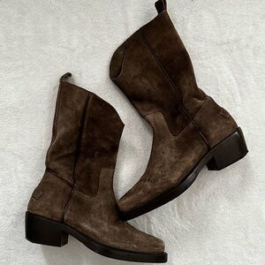 Shabbies Amsterdam | Suede Western Boots | Size 37